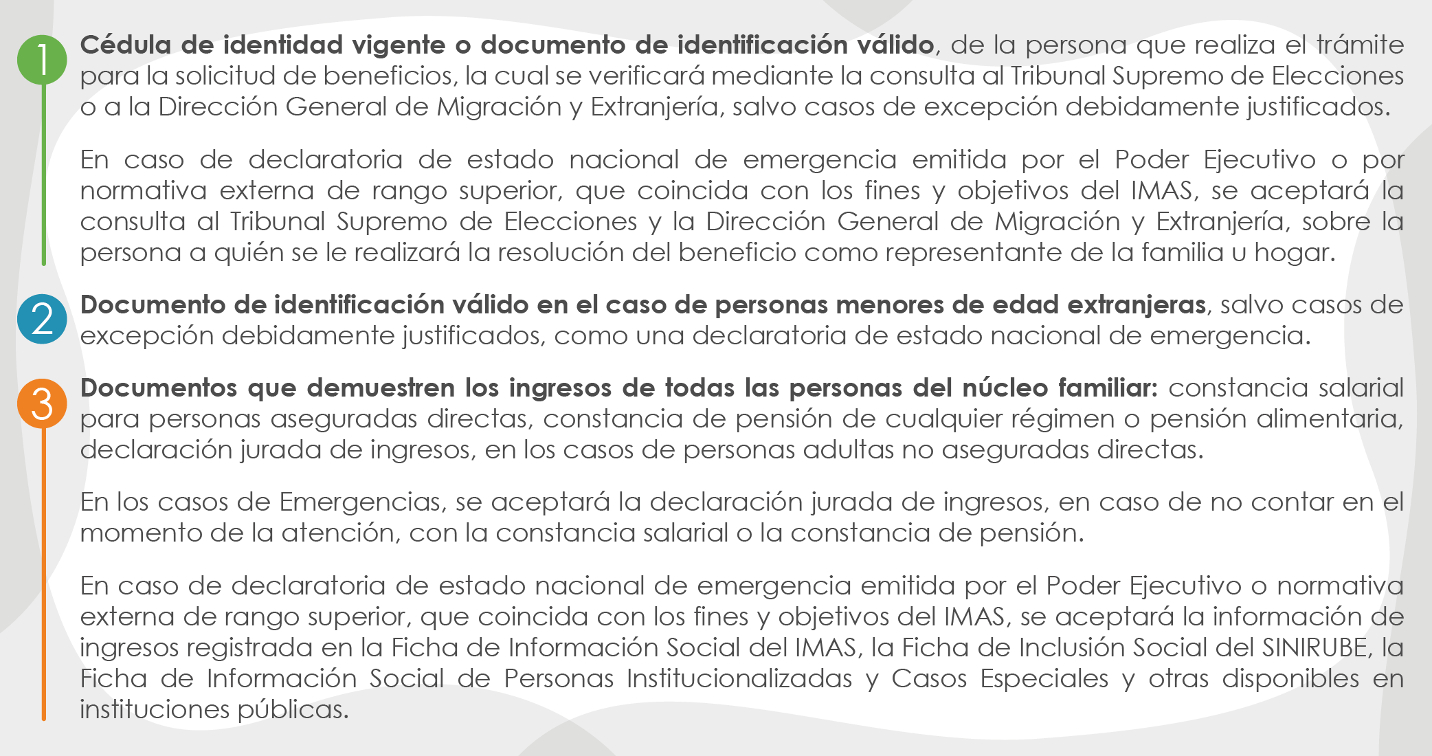 Servicios y beneficios instituto mixto de ayuda social